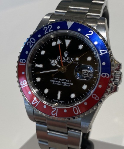 Rolex GMT-Master II Nos-Stick Dial-Full Stickers 16710