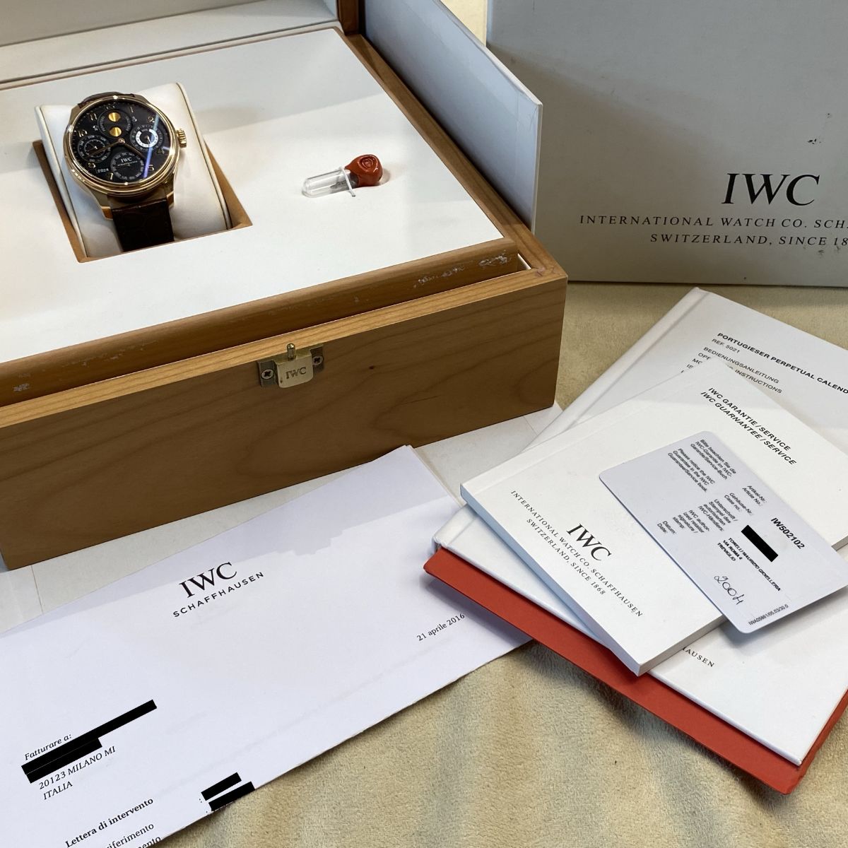 Il Duca orologi - IWC Portoghese a Milano