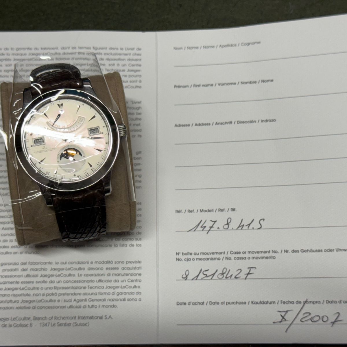 Orologi e non solo - Jaeger-LeCoultre Master