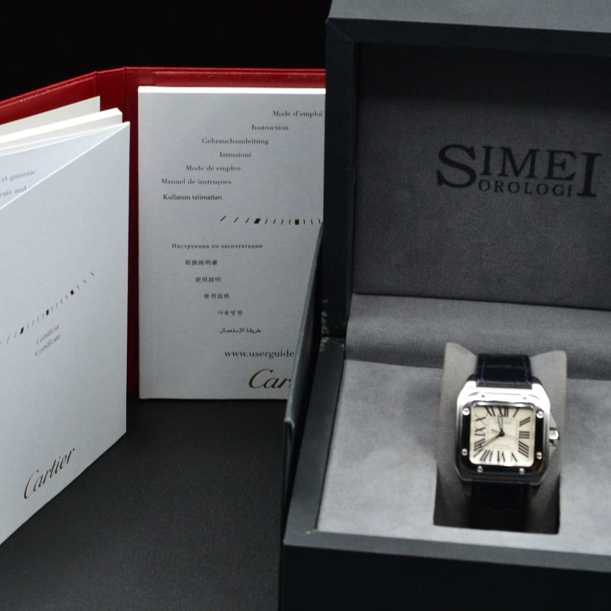 Gianni Simei - vendita orologi a Roma - Cartier Santos 100
