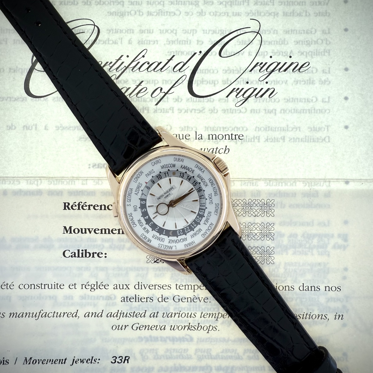 L'angolo d'oro - vendita orologi a Milano - Patek Philippe World Time