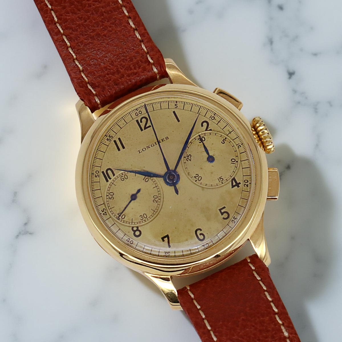 Martino Sassella - Longines Chronograph 13ZN Yellow Gold