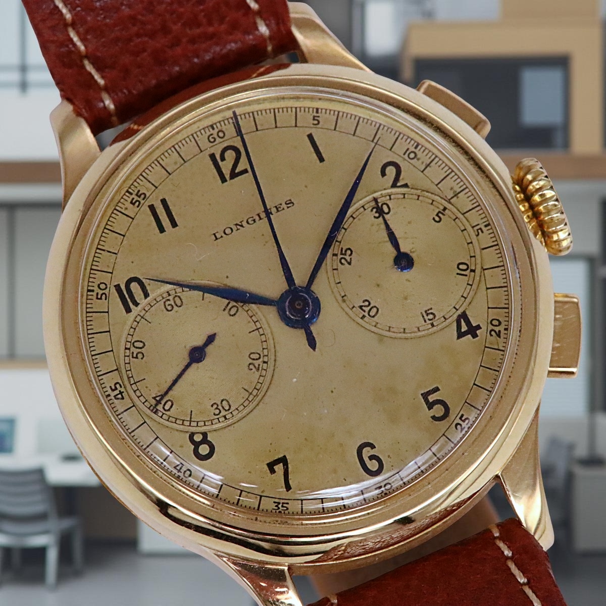 Martino Sassella - Longines Chronograph 13ZN Yellow Gold