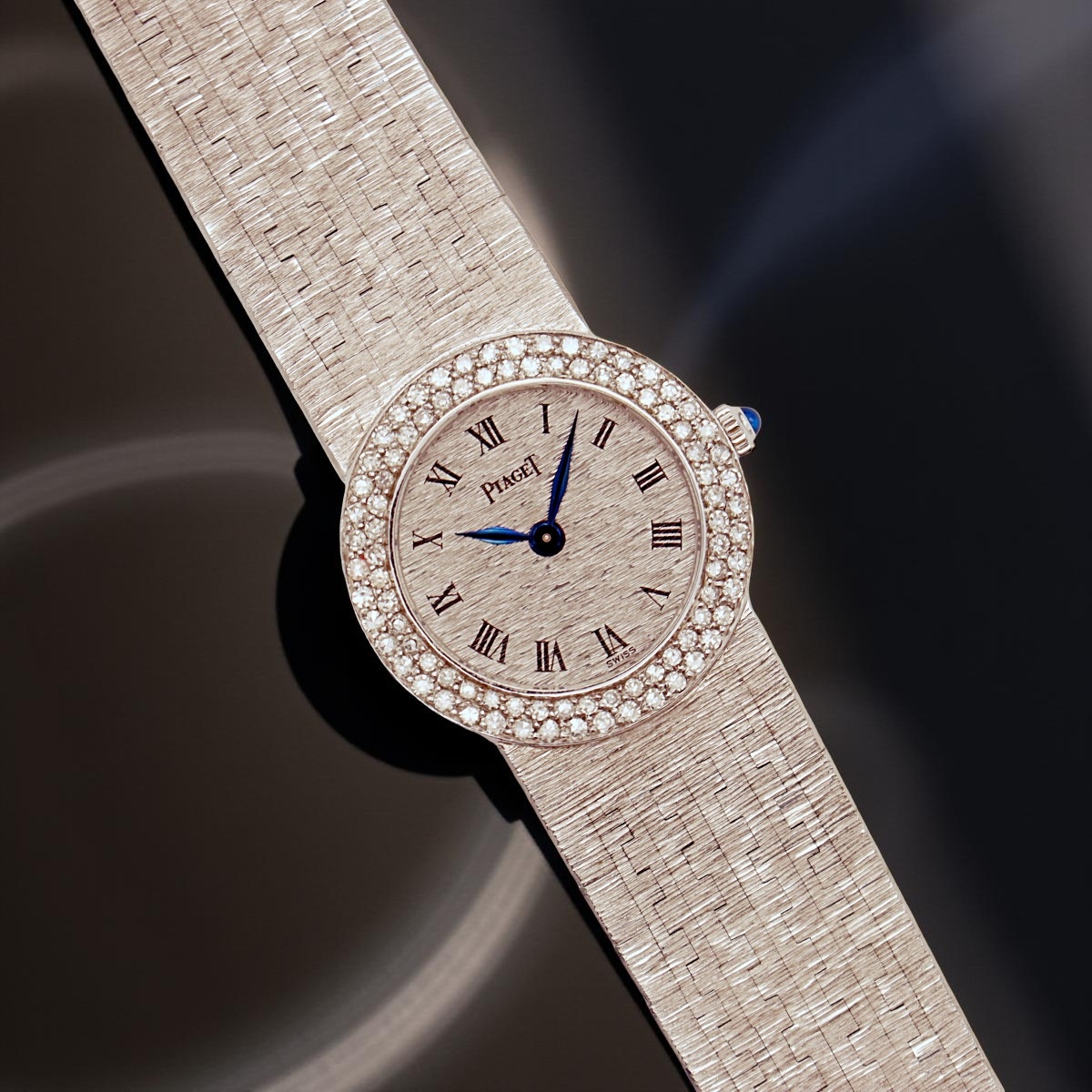 Martino Sassella - Piaget White gold women's watch with diamond bezel