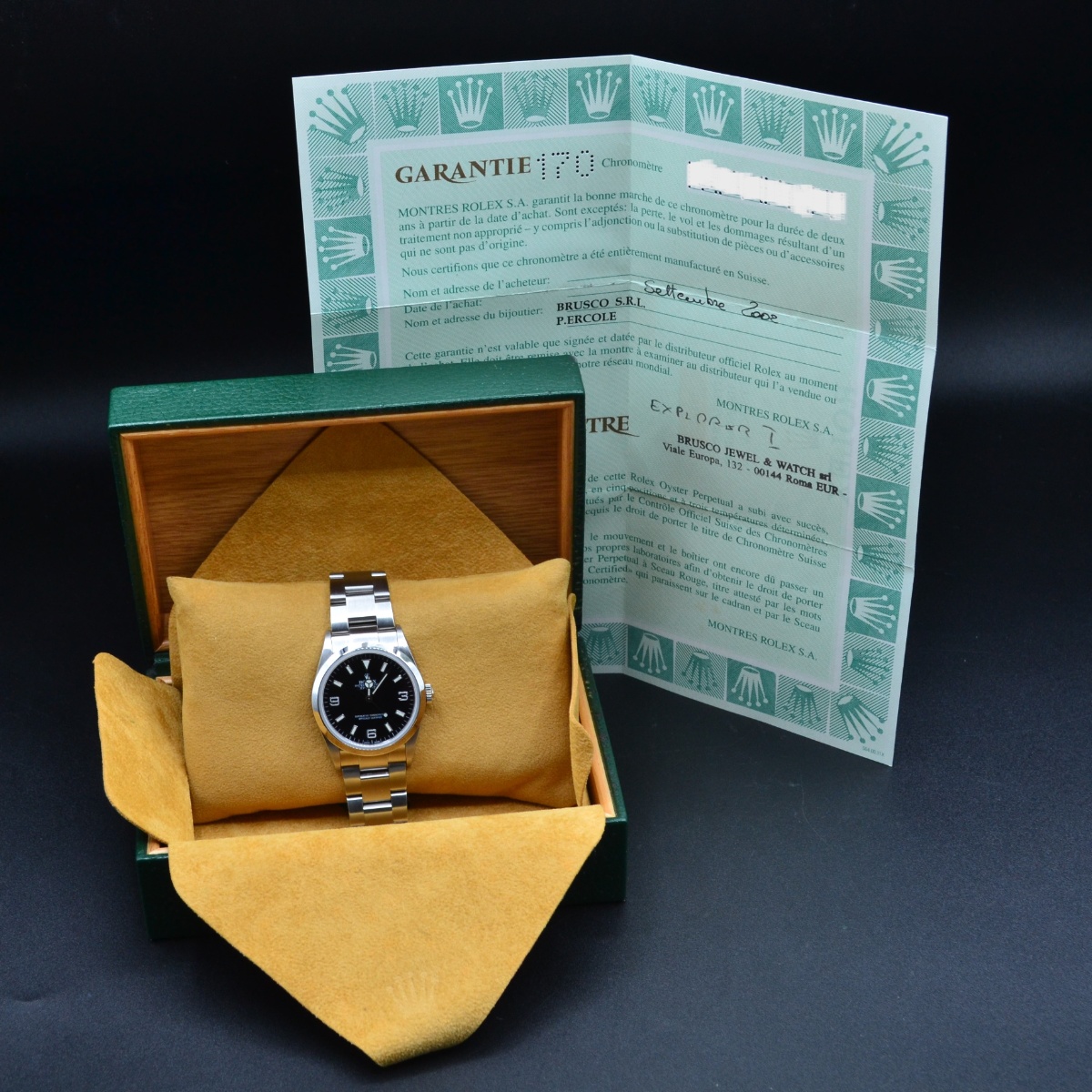 Gianni Simei - vendita orologi a Roma - Rolex Explorer