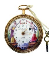 La Duchene Tasca del 1700 Cassa oro, movimento a verga