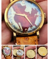 Universal Geneve Enamel Dial  Lady Liberty 