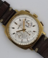Eberhard & CO. Chronograph Tonneau Case Pulsometer Scale