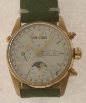 Eberhard & CO. Navy Master chrono oro giallo - pelle BdR