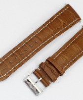 Cinturino Breitling originale in coccodrillo marrone 22mm con fibbia - Nuovo