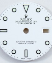 Quadrante Rolex Explorer II 16570 bianco